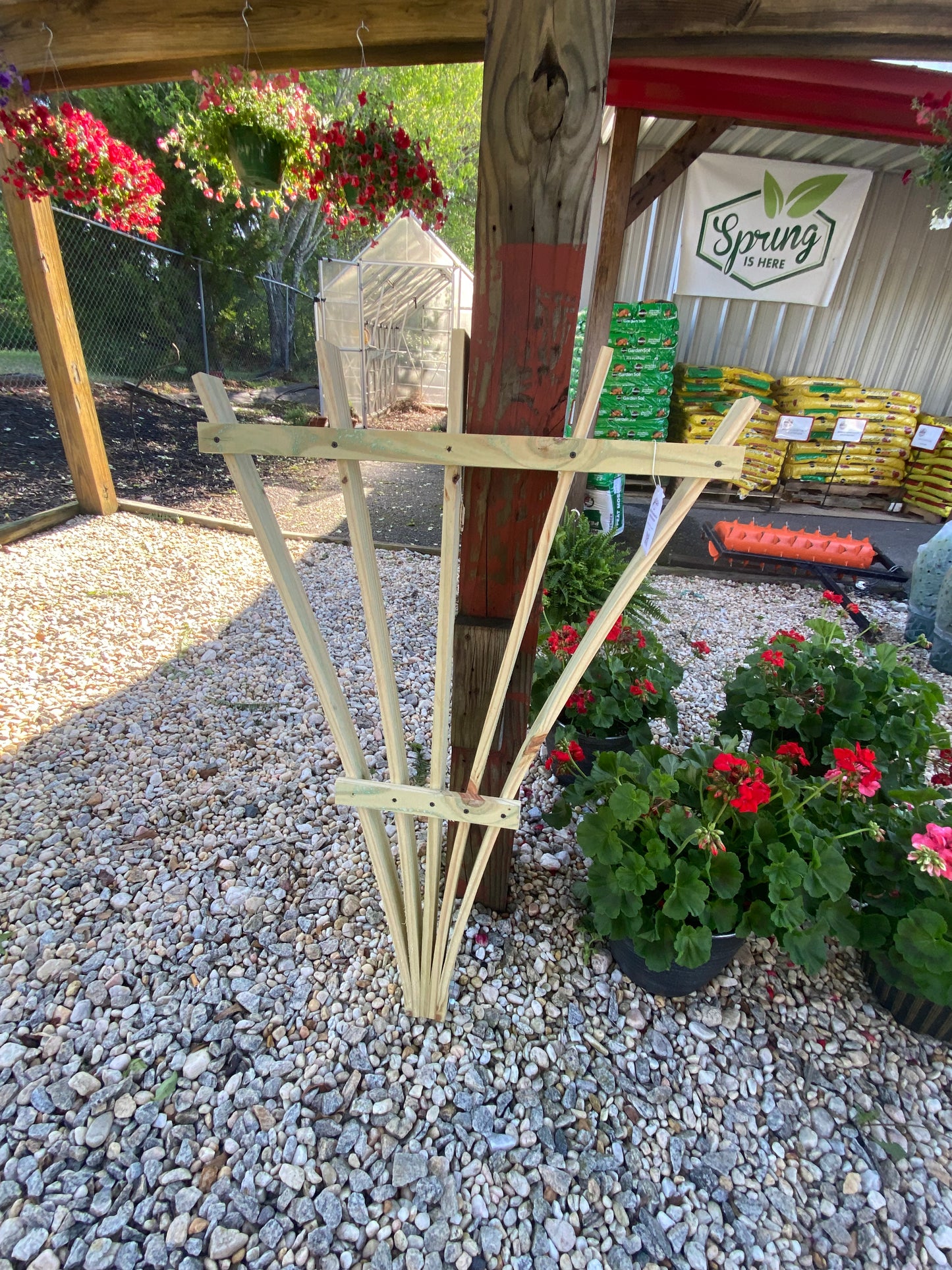 3 ft Handcrafted Garden Trellis – Pressure-Treated Pine