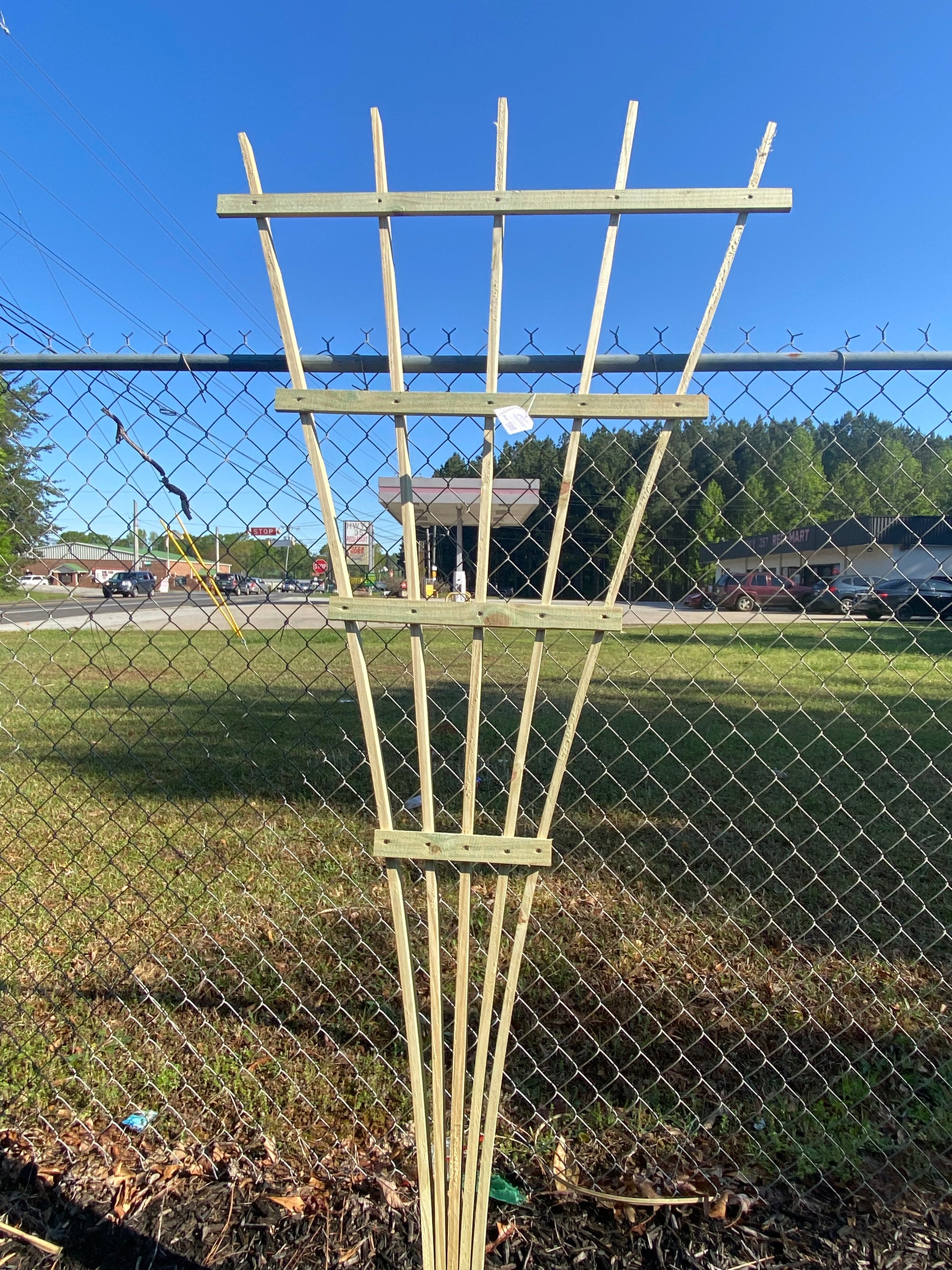8 foot wood trellis 8ft Handcrafted Garden Trellis – Pressure-Treated Pine – Creative Branch Woodworks